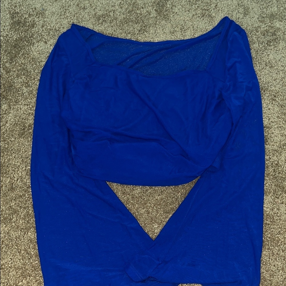 SHEIN Royal Blue Blouse